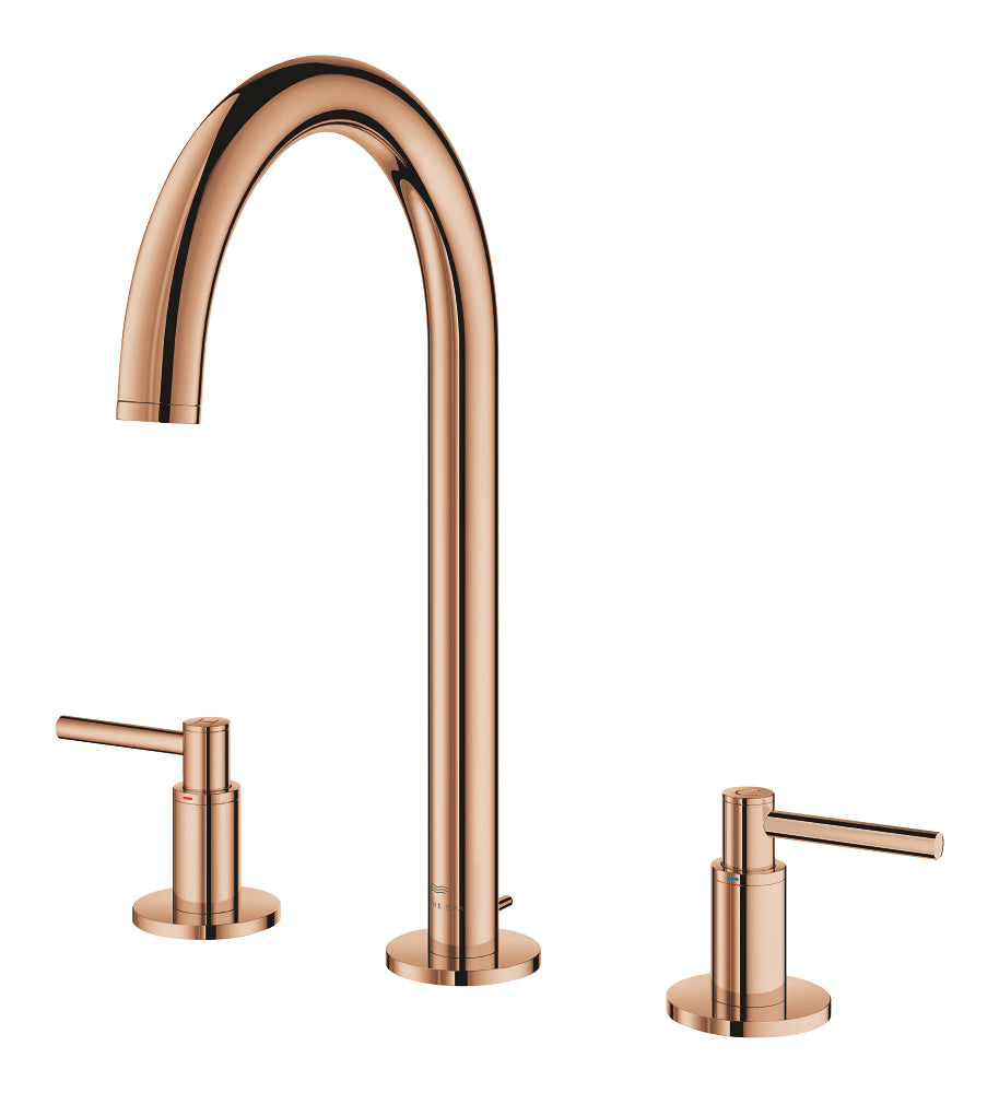 Grohe Atrio 3 Delikli Lavabo Bataryası L-Boyut Warm Sunset – 20649DA0