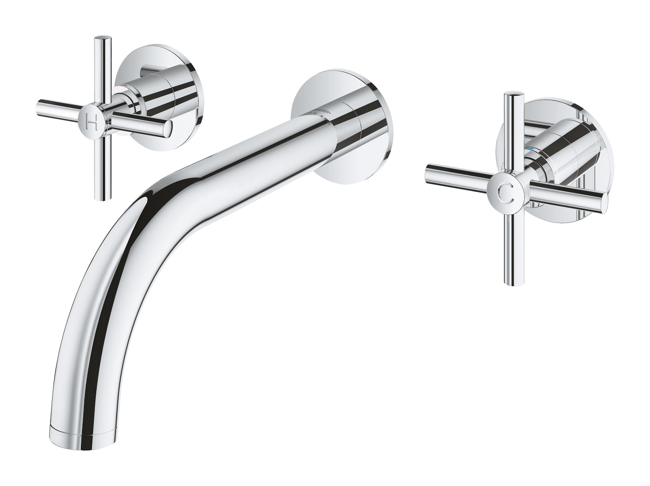 Grohe Atrio3 Delikli Duvardan Lavabo Bataryası M Boyut - 20661000