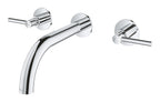 Grohe Atrio 3 Delikli Duvardan Lavabo Bataryası M-Boyut Krom – 20662000