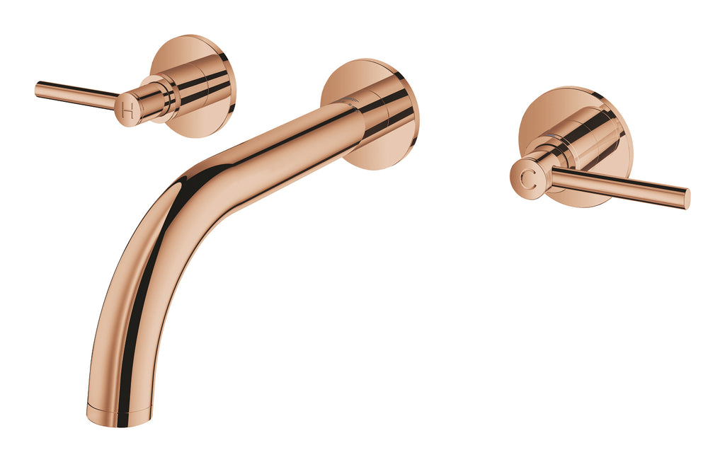 Grohe Atrio 3 Delikli Duvardan Lavabo Bataryası M-Boyut Warm Sunset - 20662DA0