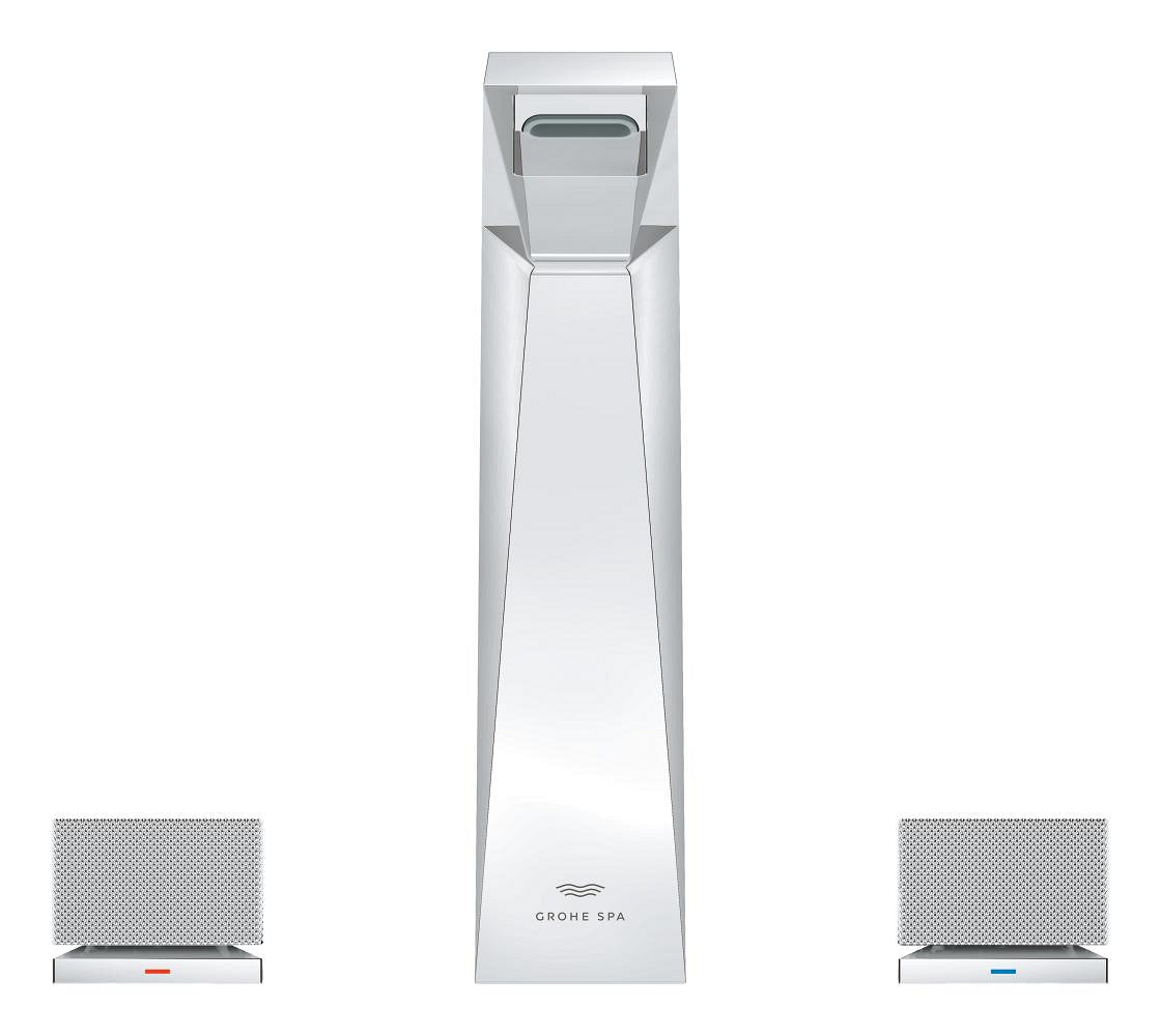 Grohe Allure Brilliant Private Collection 3 Delikli Lavabo Bataryası L Boyut - 20670000