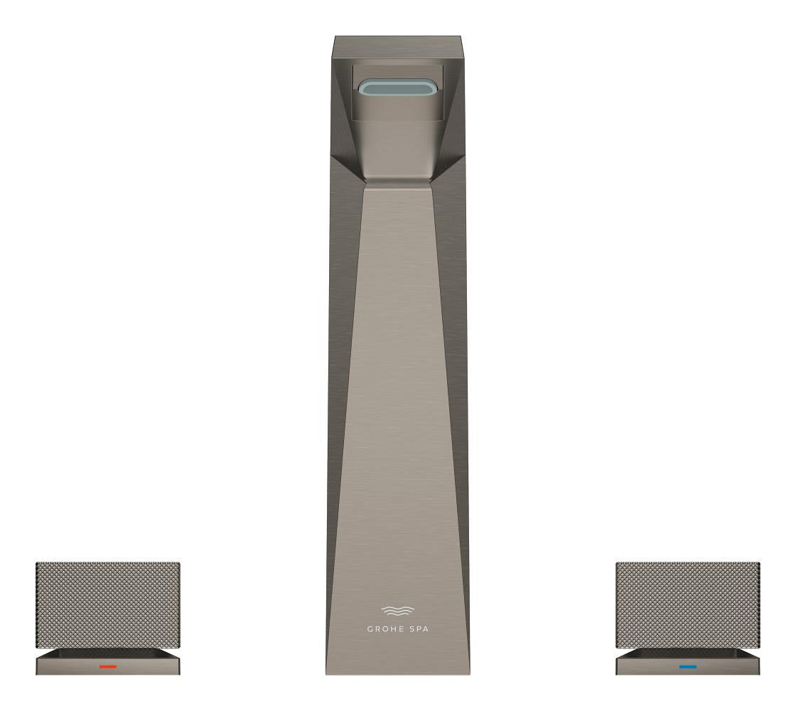 Grohe Allure Brilliant Private Collection 3 Delikli Lavabo Bataryası L Boyut Brushed Hard Graphite - 20670AL0