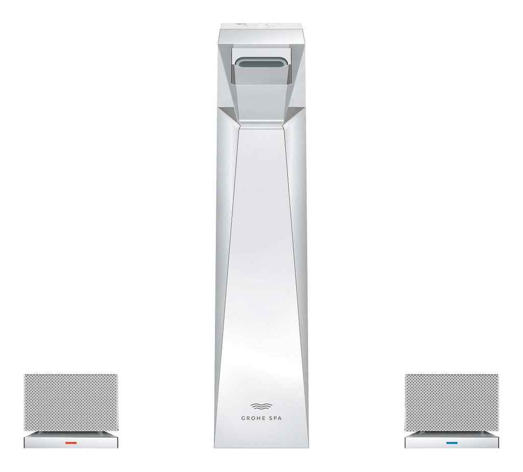Grohe Allure Brilliant Private Collection 3 Delikli Lavabo Bataryası L Boyut Krom – 20671000