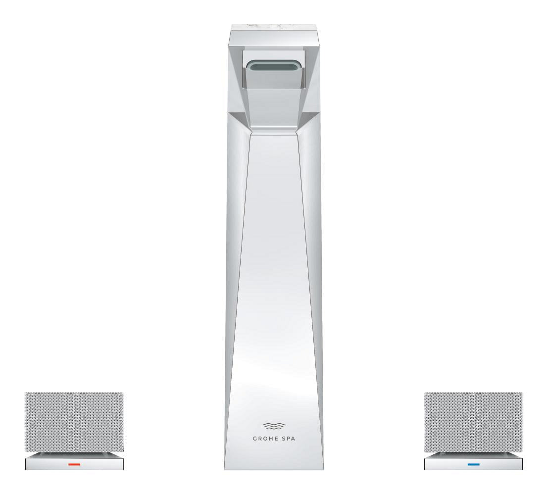 Grohe Allure Brilliant Private Collection 3 Delikli Lavabo Bataryası L Boyut Krom – 20671000