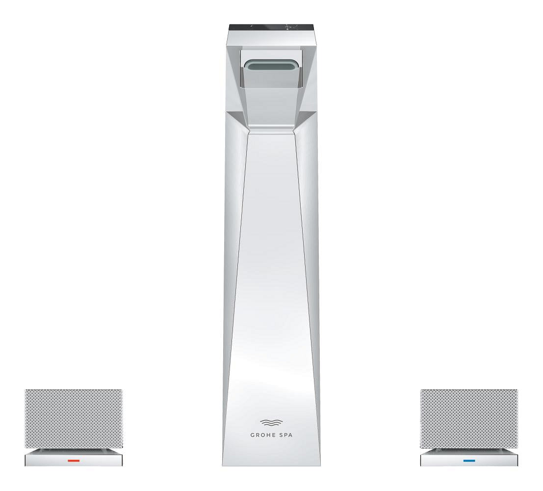 Grohe Allure Brilliant Private Collection 3 Delikli Lavabo Bataryası L Boyut Krom – 20672000