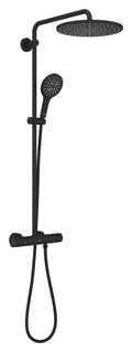 Grohe Rainshower Smartactive 310 Duvara Monte Termostatik Bataryalı Duş Sistemi Mat Siyah - 22119KF0