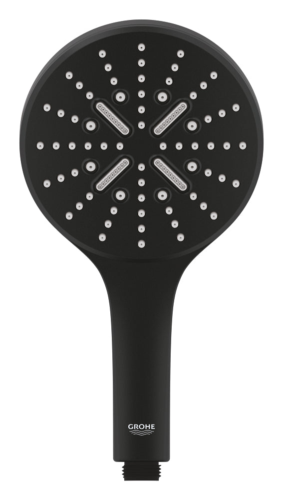 Grohe El Duşu 3 Akışlı 13 cm SmartActive Mat Siyah - 22127KF0