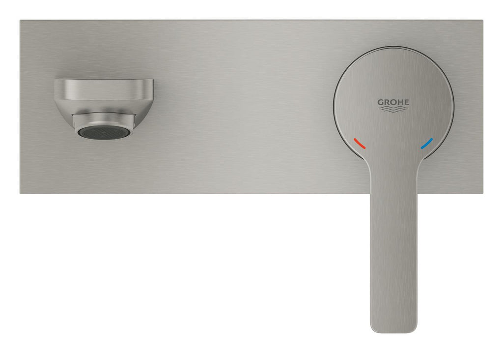 Grohe Lineare New İki Delikli Lavabo Bataryası L-Boyut Super Steel - 23444DC1