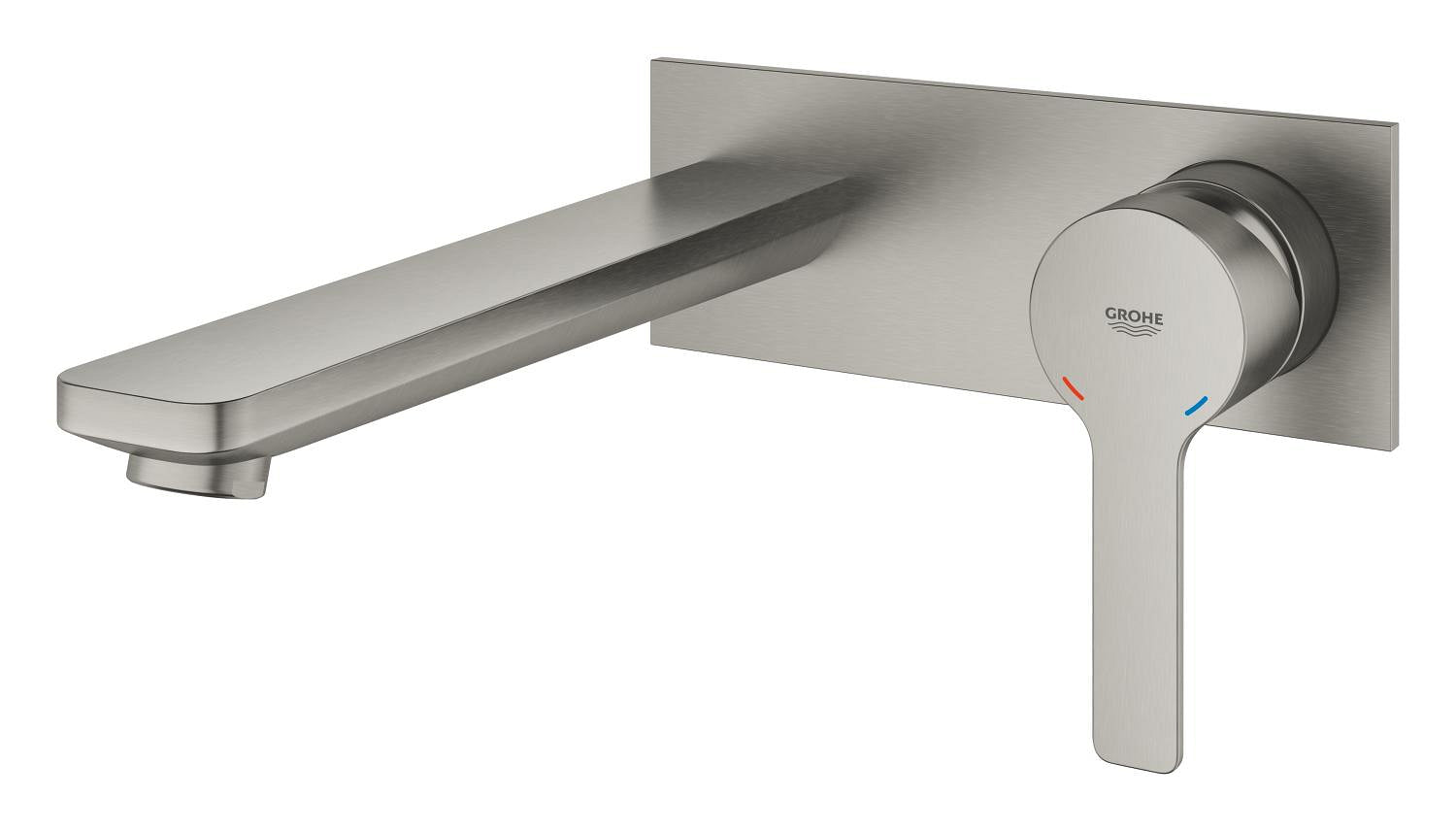 Grohe Lineare New İki Delikli Lavabo Bataryası L-Boyut Super Steel - 23444DC1