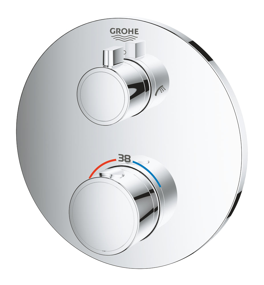 Grohe Grohtherm Termostatik Banyo Duş Bataryası 2 çıkışlı divertörlü- 24077000