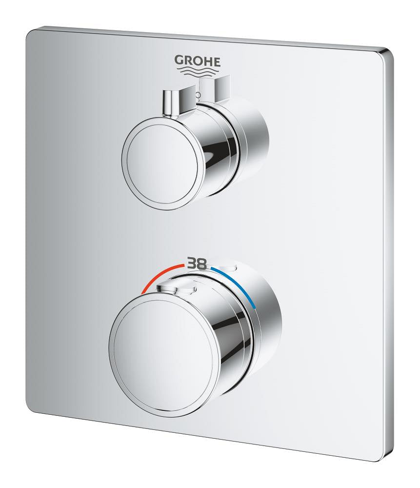 Grohe Grohtherm Termostatik Banyo Duş Bataryası 1 çıkışlı divertörlü- 24078000