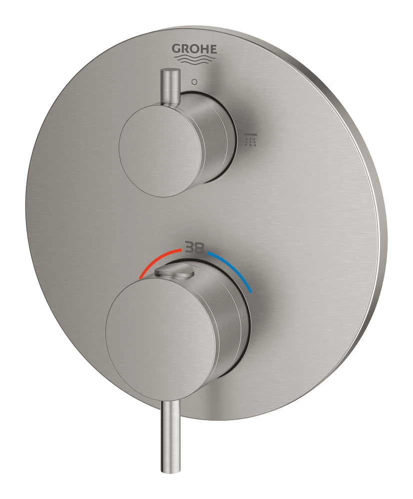 Grohe Ankastre Term. Banyo Bat. 2 Çık. Atrio Super Steel - 24135DC3