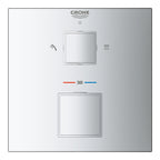 Grohe Grohtherm Cube Termostatik Banyo Duş Bataryası 2 çıkışlı divertörlü- 24154000