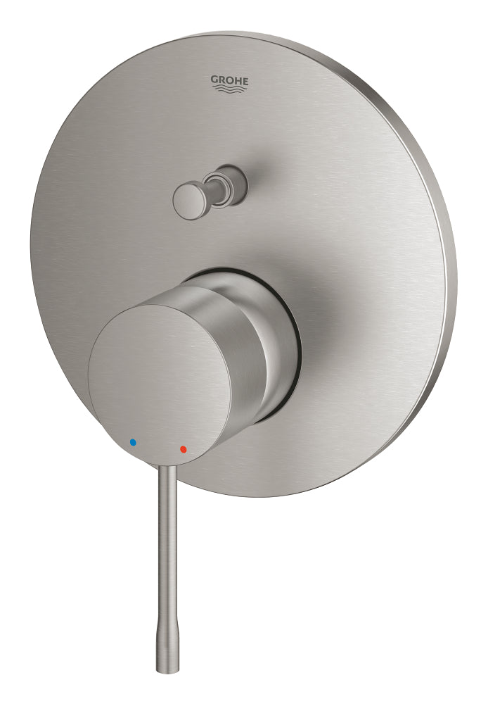 Grohe Essence Ankastre Banyo Duş Bataryası 2 Çıkışlı Divertörlü Super Steel - 24167DC1