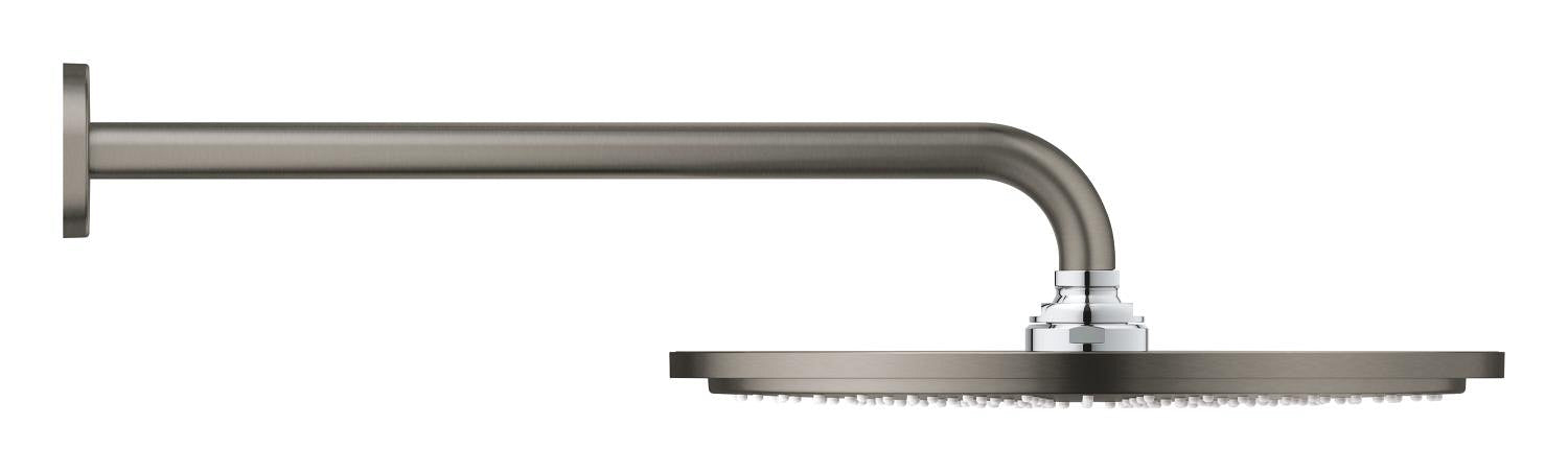 Grohe Rainshower Cosmopolitan Tepe Duşu ve Dirseği 38cm Brushed Hard Graphite - 26066AL0