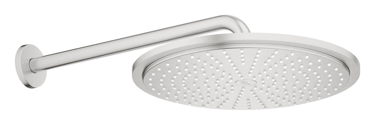 Grohe Tepe Duşu 31 cm + Duv.Dirsek 38 cm Super Steel - 26066DC0
