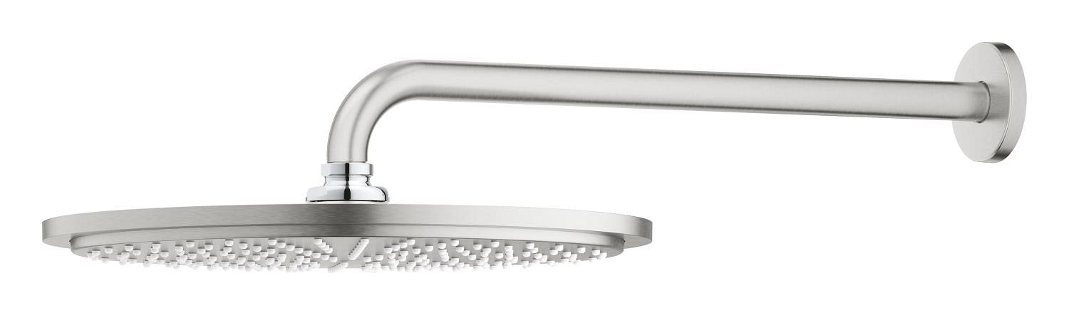 Grohe Tepe Duşu 31 cm + Duv.Dirsek 38 cm Super Steel - 26066DC0