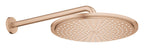 Grohe Rainshower Cosmopolitan Tepe Duşu ve Dirseği 38cm Brushed  Warm Sunset - 26066DL0