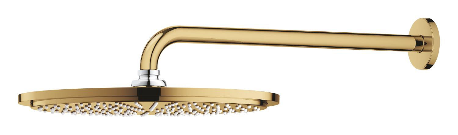 Grohe Rainshower Cosmopolitan Tepe Duşu ve Dirseği 38cm Cool Sunrise - 26066GL0