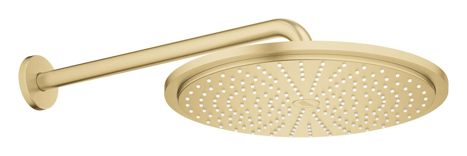 Grohe Rainshower Cosmopolitan Tepe Duşu ve Dirseği 38cm Brushed Cool Sunrise - 26066GN0