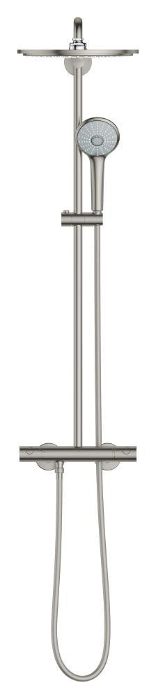 Grohe Euphoria System 310 Duvara Monte Termostatik Bataryalı Duş Sistemi SuperSteel - 26075DC0