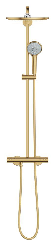 Grohe Euphoria System 310 Duvara Monte Termostatik Bataryalı Duş Sistemi Brushed Cool Sunrise - 26075GN0