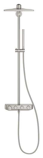 Grohe Euphoria Smartcontrol System 310 Cube Duo Duvara Monte Termostatik Bataryalı Duş Sistemi SuperSteel - 26508DC0