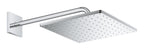 Grohe Tepe Duşu 31x31 cm + Duvardan Dirsek 42 cm Krom - 26563000