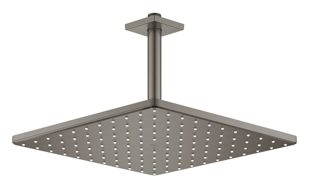 Grohe Rainshower Mono 310 Cube Tepe Duşu Seti 142 Mm, Tek Akışlı Brushed Hard Graphite - 26566AL0