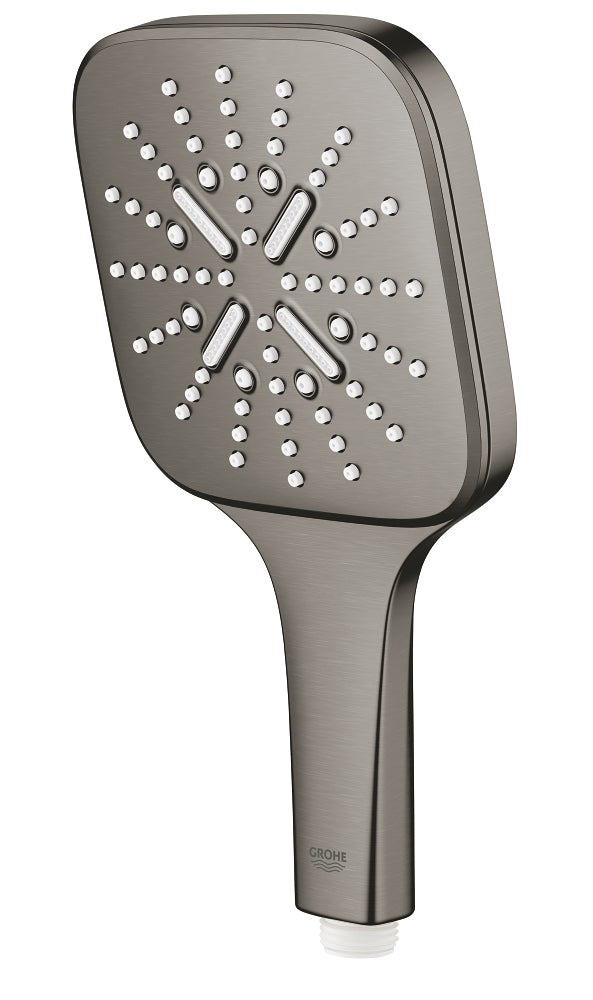 Grohe Rainshower Smartactive 130 Cube El Duşu 3 Akışlı Brushed Hard Graphite - 26582AL0
