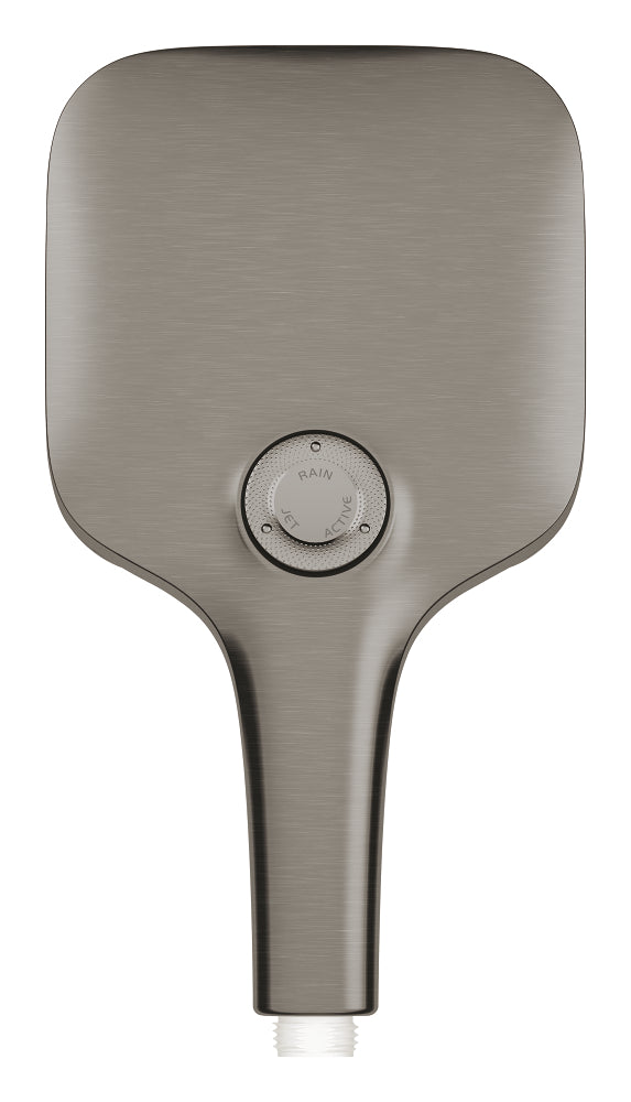 Grohe Rainshower Smartactive 130 Cube El Duşu 3 Akışlı Brushed Hard Graphite - 26582AL0