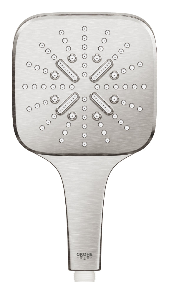 Grohe Rainshower SmartActive 130 Cube El Duşu 3 Akışlı SuperSteel – 26582DC0