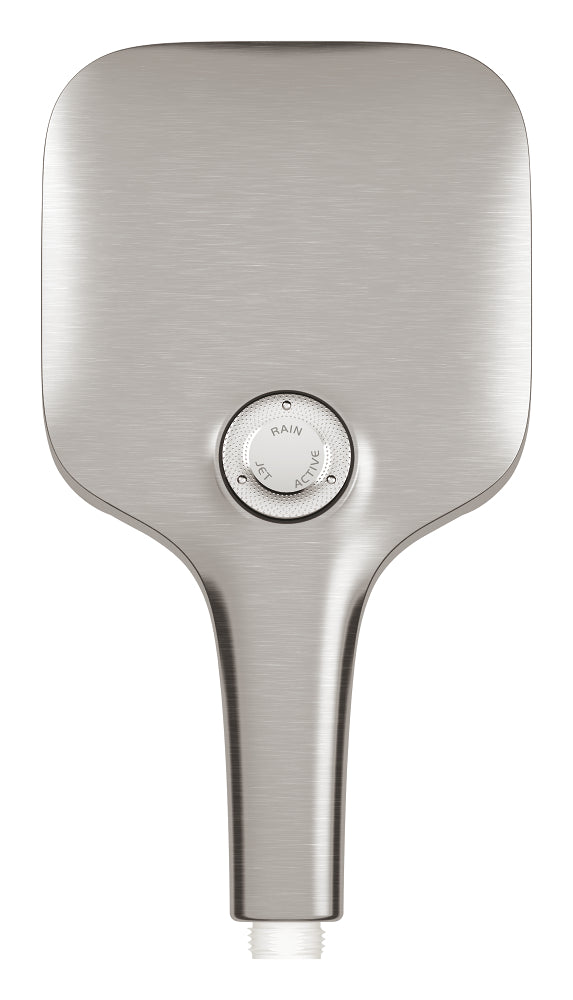 Grohe Rainshower SmartActive 130 Cube El Duşu 3 Akışlı SuperSteel – 26582DC0