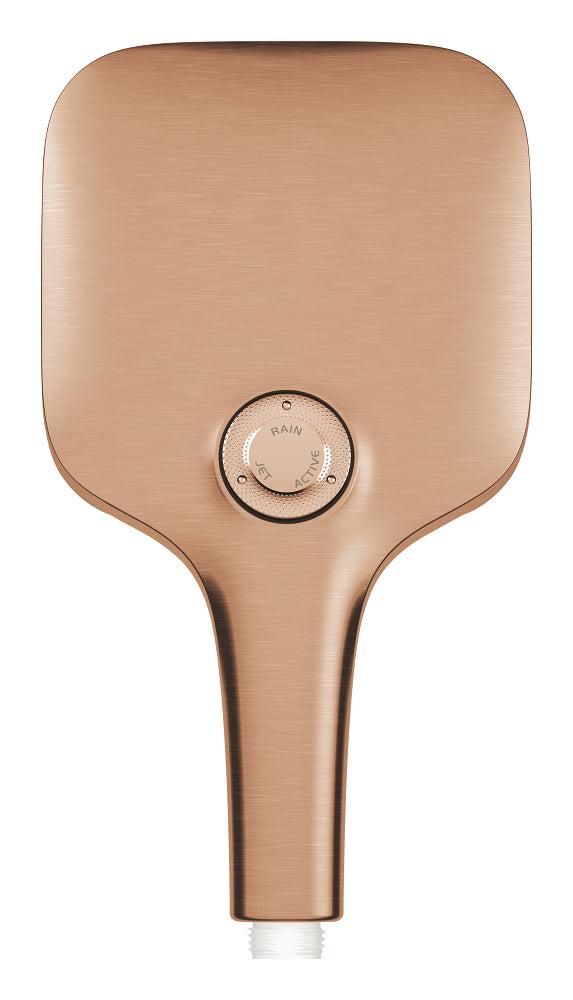 Grohe Rainshower SmartActive 130 Cube El Duşu 3 Akışlı Brushed Warm Sunset – 26582DL0