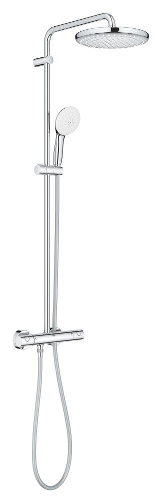 Grohe Tempesta System 250 Duvara Monte Termostatik Bataryalı Duş Sistemi Krom - 26670001