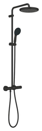 Grohe Tempesta System 250 Duvara Monte Termostatik Bataryalı Duş Sistemi Mat Siyah - 266702431