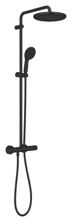 Grohe Tempesta System 250 Duvara Monte Termostatik Bataryalı Duş Sistemi Mat Siyah - 266702431