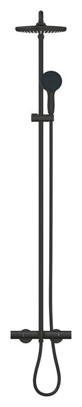Grohe Tempesta System 250 Duvara Monte Termostatik Bataryalı Duş Sistemi Mat Siyah - 266722431