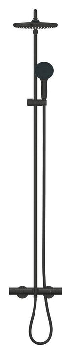 Grohe Tempesta System 250 Duvara Monte Termostatik Bataryalı Duş Sistemi Mat Siyah - 266722431