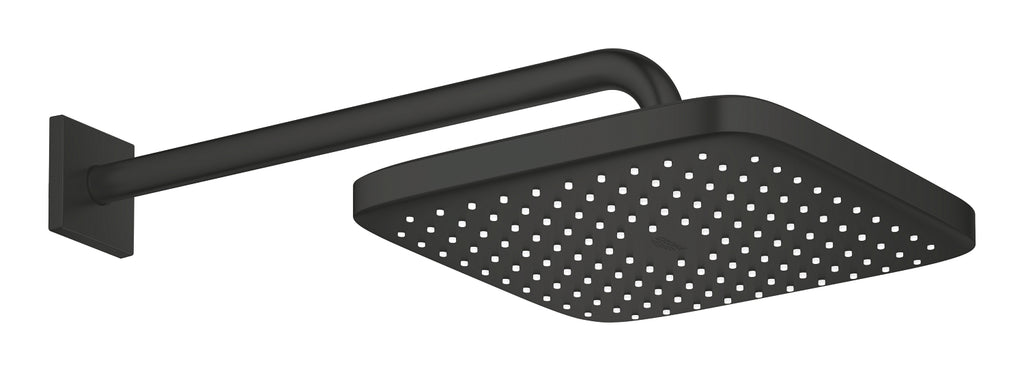 Grohe Tempesta 250 Cube Tepe Duşu ve Dirseği 38 cm Mat Siyah - 266872430