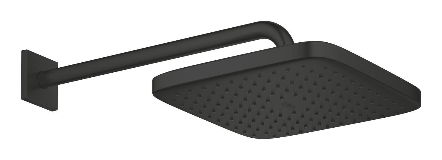 Grohe Tempesta 250 Cube Tepe Duşu ve Dirseği 38 cm Mat Siyah - 266872430