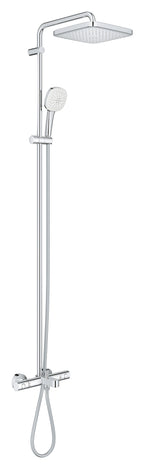 Grohe Tempesta System 250 Cube Duvara Monte Termostatik Bataryalı Duş Sistemi Krom - 26691001
