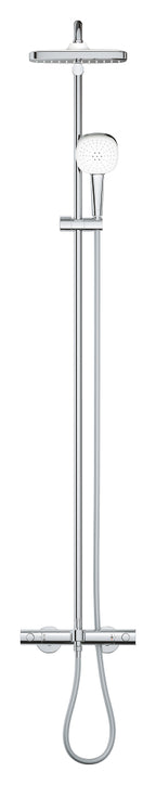 Grohe Tempesta System 250 Cube Duvara Monte Termostatik Bataryalı Duş Sistemi Krom - 26691001