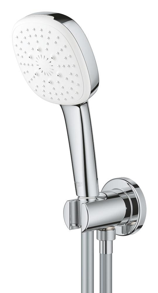 Grohe Tempesta Cube 110 Su Çıkış Dirsekli El Duşu Seti 3 Akışlı Rain,Jet,Masaj - 26910003