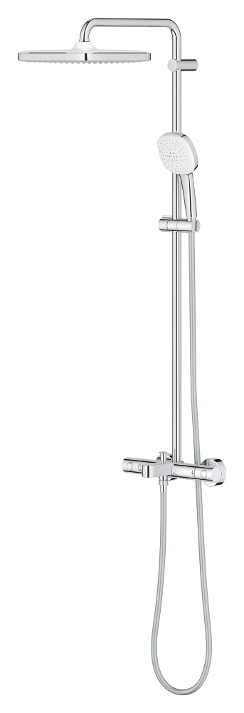 Grohe Tempesta System 250 Cube Duvara Monte Termostatik Bataryalı Duş Sistemi - 26975001