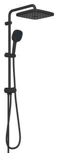 Tempesta System 250 Cube Duvar Bağlantılı, Divertörlü Duş Sistemi Mat Siyah - 269772431