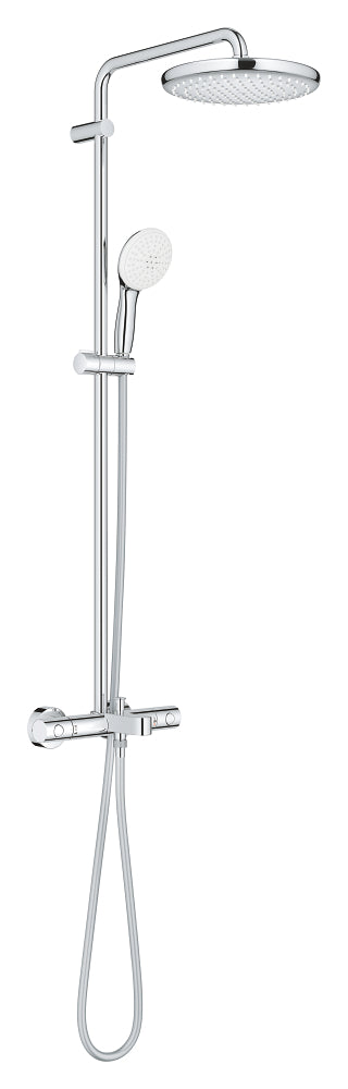 Grohe Tempesta System 250 Cube Duvara Monte Termostatik Bataryalı Duş Sistemi - 26978001