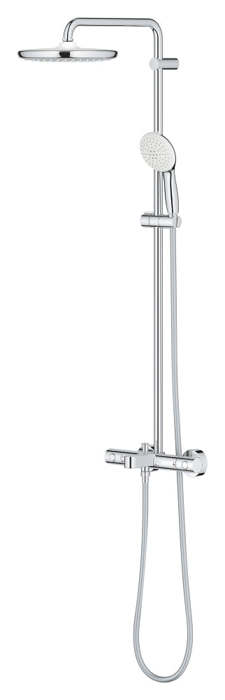 Grohe Tempesta System 250 Cube Duvara Monte Termostatik Bataryalı Duş Sistemi - 26978001