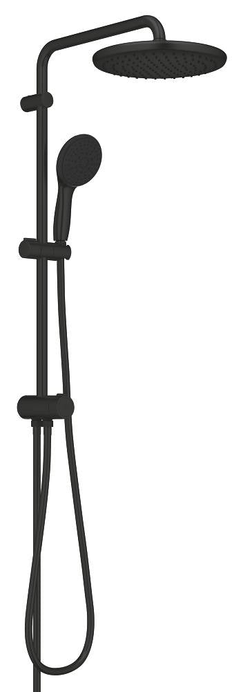 Grohe Tempesta System 250 Duvar Bağlantılı, Divertörlü Duş Sistemi Mat Siyah - 269802431