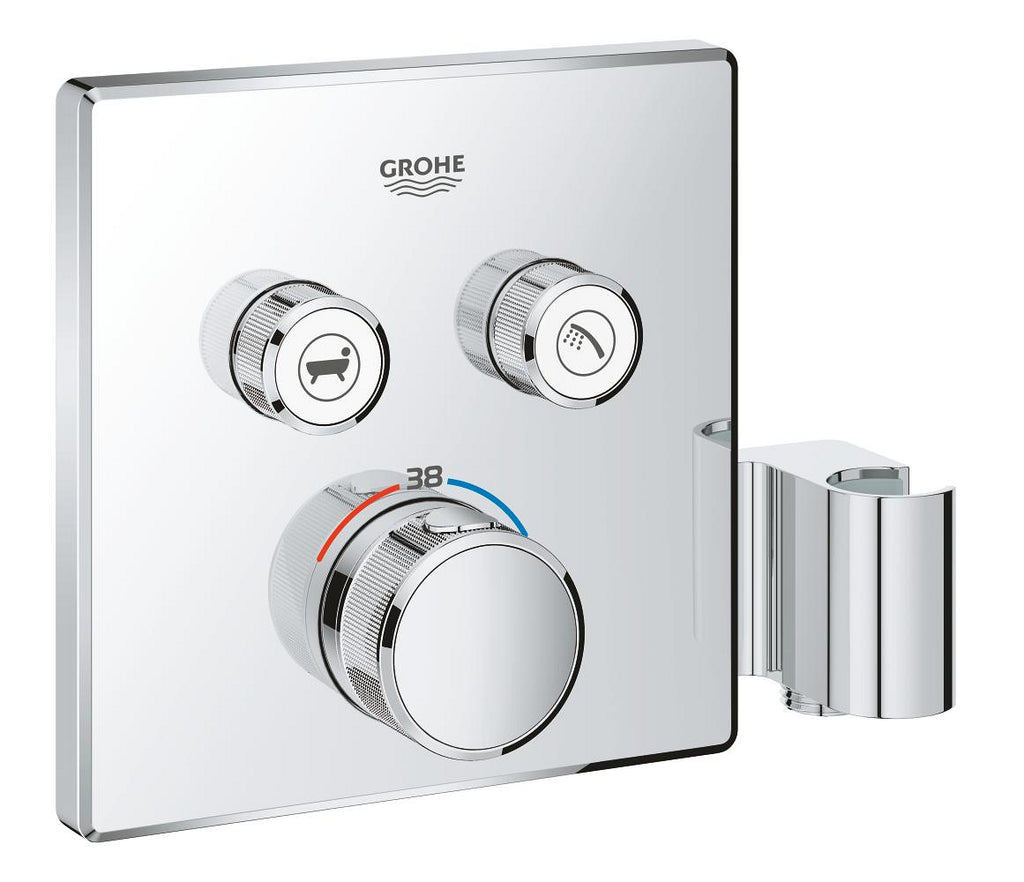Grohe Grohtherm Smartcontrol Çift Yönlü, El Duş Çıkışlı Ankastre Termostatik Duş Bataryası - 29125000